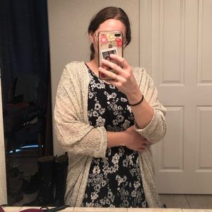 Light weight popcorn cardigan